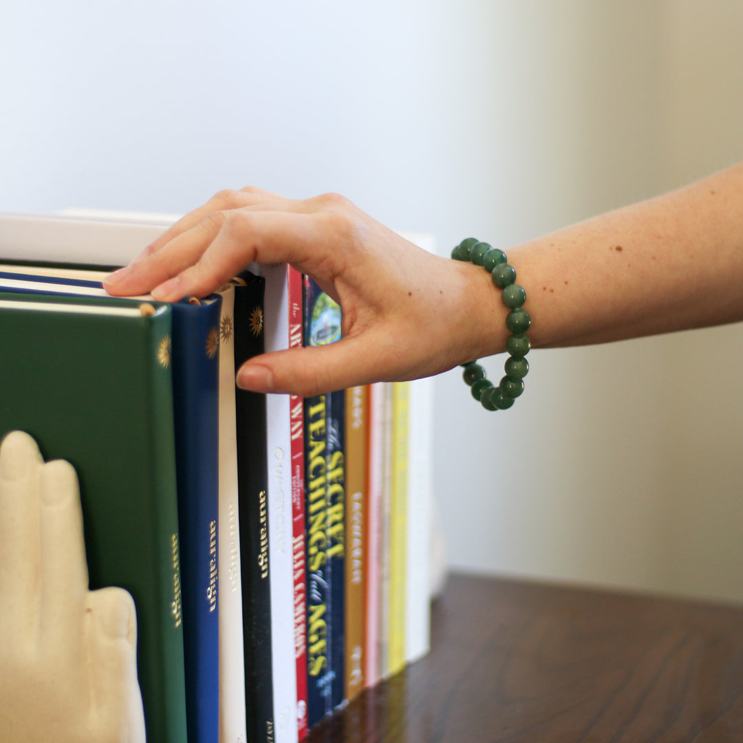 AVENTURINE CRYSTAL BEADED BRACELET