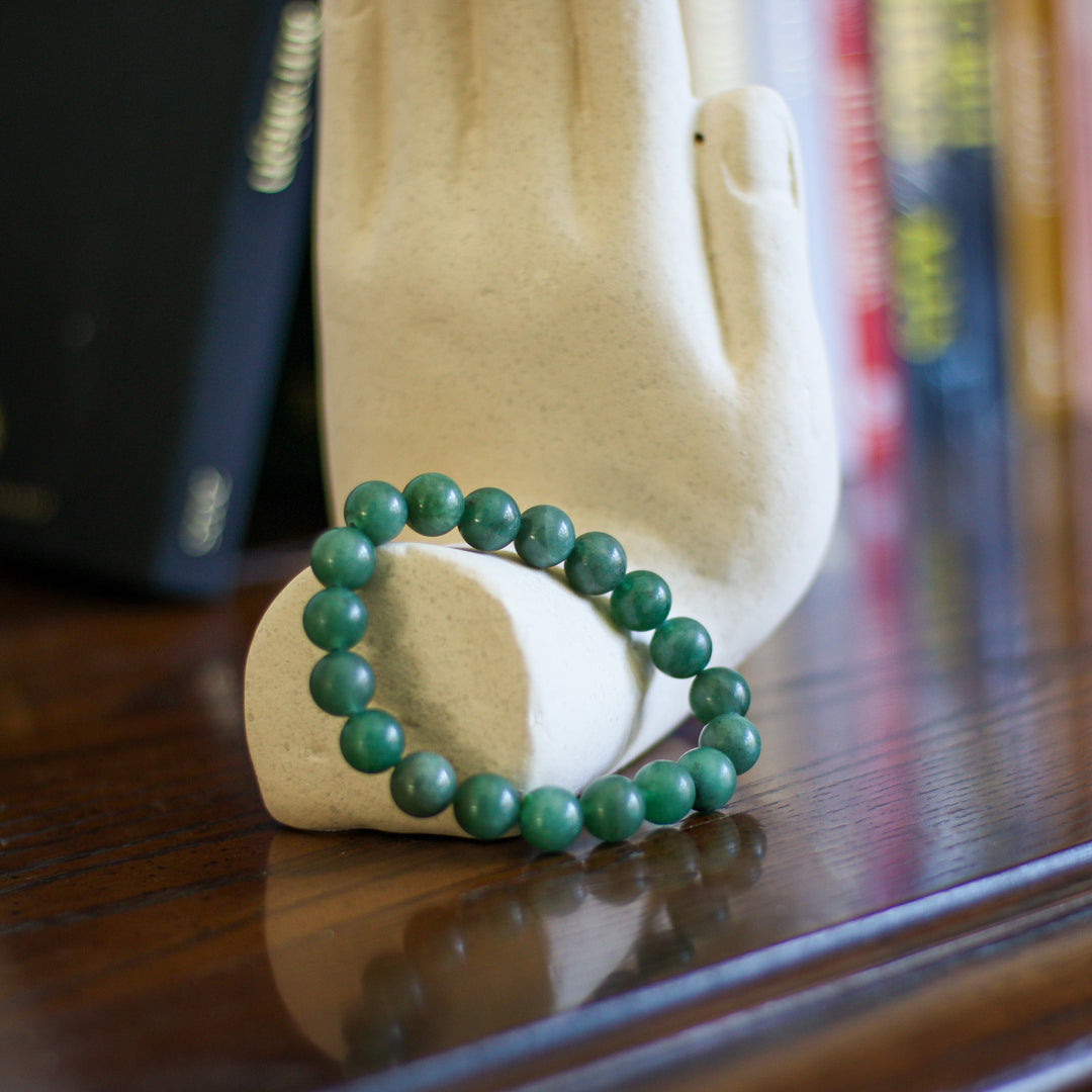 AVENTURINE CRYSTAL BEADED BRACELET