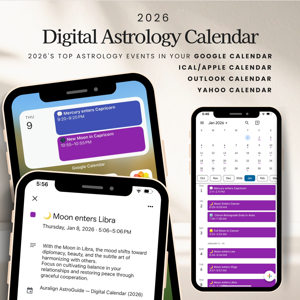 2026 DIGITAL ASTROLOGY CALENDAR - Auralign