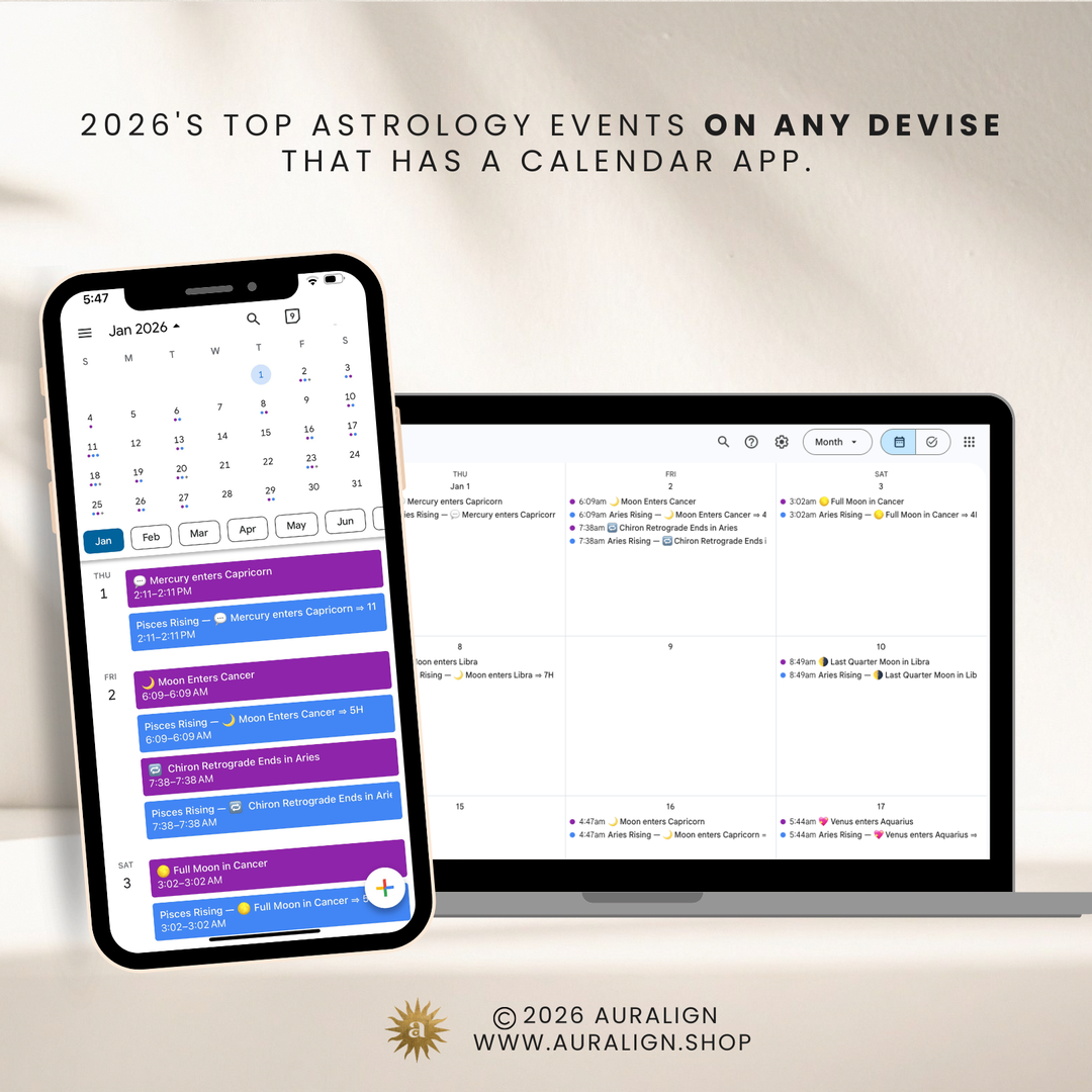 2026 DIGITAL ASTROLOGY CALENDAR - Auralign