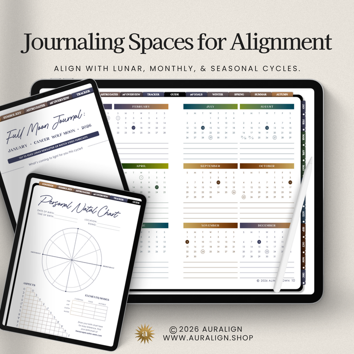 2026 DIGITAL ASTROLOGY PLANNER - Auralign