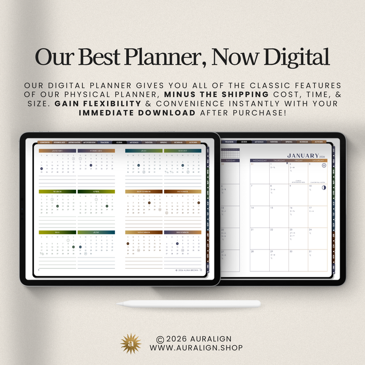 2026 DIGITAL ASTROLOGY PLANNER - Auralign