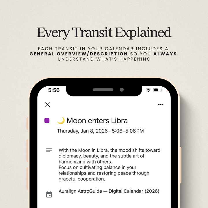 2026 DIGITAL ASTROLOGY CALENDAR - Auralign