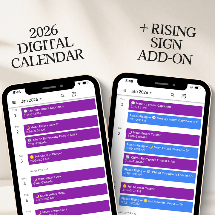2026 DIGITAL ASTROLOGY CALENDAR - Auralign