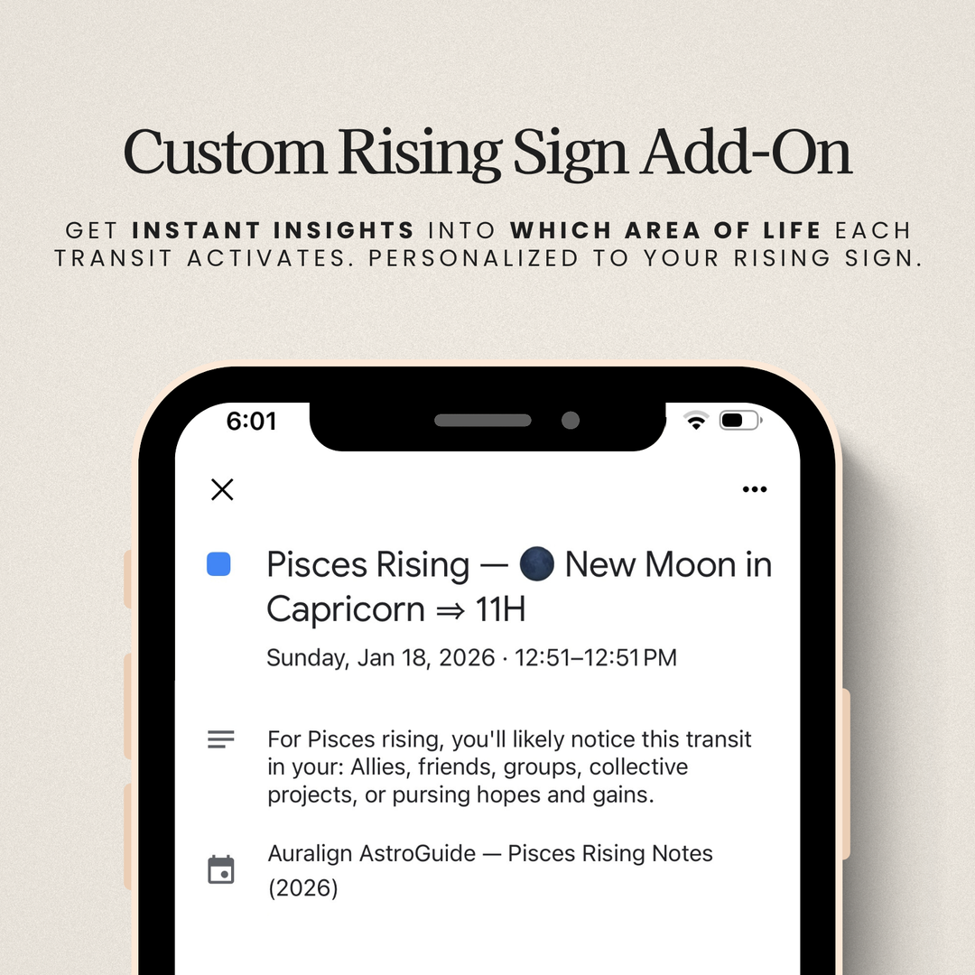 2026 DIGITAL ASTROLOGY CALENDAR - Auralign